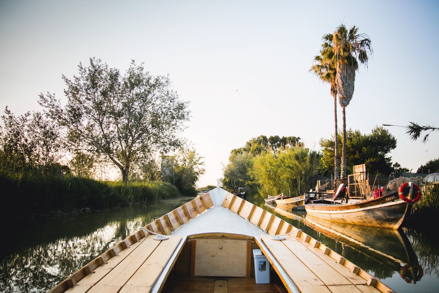 Paseo en barca por la albufera de valencia